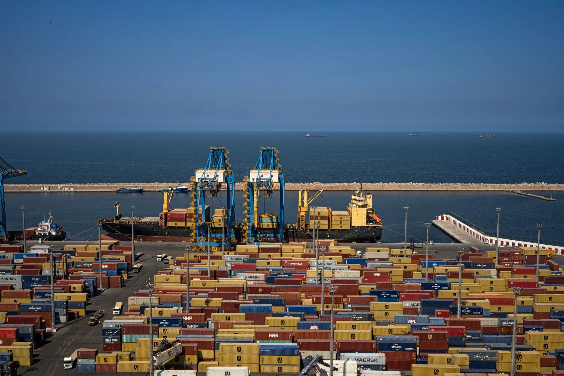 Port commercial en Algérie